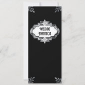 Faire-part de mariage d'art déco (Devant)