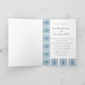 Faire-part de mariage d'art déco (Intérieur)