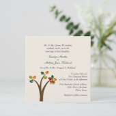 Faire-part de mariage d'automne (Debout devant)