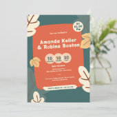 Faire-part de mariage d'automne (Debout devant)