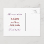 Faire-part de mariage d'automne (Dos)