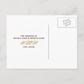 Faire-part de mariage d'automne - Bois de grange e (Dos)