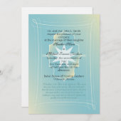 Faire-part de mariage de Baha'i (coutume) (Devant / Derrière)