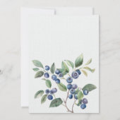 Faire-part de mariage de baies d'été (Dos)