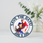 Faire-part de mariage de baseball - Date limite -  (Debout devant)
