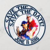 Faire-part de mariage de baseball - Mise à jour -  (Devant / Derrière)