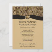 Faire-part de mariage de bijoux en ruban FAUX Empr (Devant)