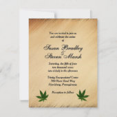 Faire-part de mariage de billet pour mauvaises her (Devant)