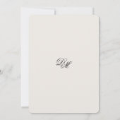 Faire-part de mariage de Blanche-Neige (Dos)