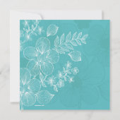 Faire-part de mariage de Bliss Tropical (Dos)