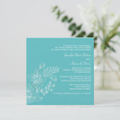 Faire-part de mariage de Bliss Tropical (Debout devant)
