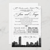 faire-part de mariage de Boston (Devant / Derrière)