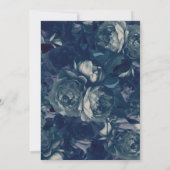 Faire-part de mariage de bouquet or Rose de la Mar (Dos)