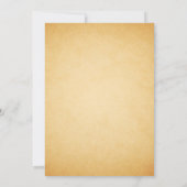 Faire-part de mariage de boussole marine vintage (Dos)