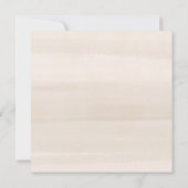 Faire-part de mariage de cadre de fleur radiant |  (Dos)