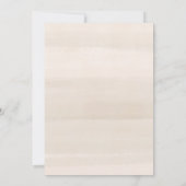 Faire-part de mariage de cadre floral en albâtre (Dos)