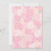 Faire-part de mariage de cadre rose (Dos)