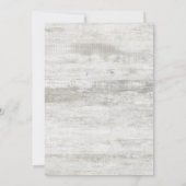 Faire-part de mariage de cadre sculpté en bois rus (Dos)