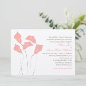 Faire-part de mariage de Calla Lily (Debout devant)