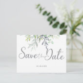 Faire-part de mariage de calligraphie botanique (Debout devant)