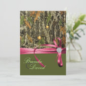 Faire-part de mariage de Camo de chasse (Debout devant)