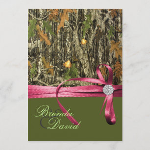 Faire-part de mariage de Camo de chasse