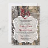 Faire-part de mariage de camouflage (Devant)