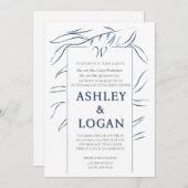 Faire-part de mariage de canopée romantique Dream (Devant / Derrière)