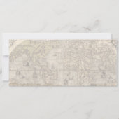 Faire-part de mariage de carte d'embarquement de (Dos)