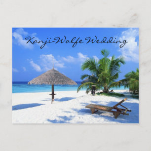 faire-part de mariage de carte postale