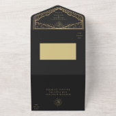 Faire-part de mariage de carte Tarot Élégant Sun e (Dehors)