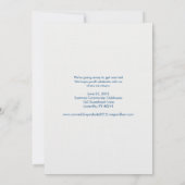 Faire-part de mariage de chaises Adirondack (Dos)