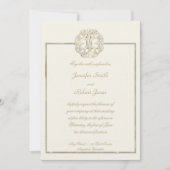 Faire-part de mariage de chardon de l'arbre celte (Devant)