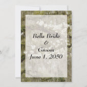 Faire-part de mariage de charme du Sud (Dos)