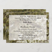 Faire-part de mariage de charme du Sud (Devant / Derrière)