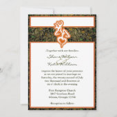 Faire-part de mariage de chasse (Devant)