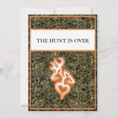 Faire-part de mariage de chasse (Dos)