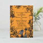 Faire-part de mariage de chats de Hallowedding (Debout devant)