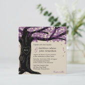 Faire-part de mariage de chêne (Debout devant)