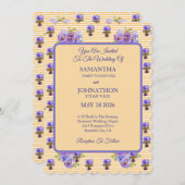 Faire-part de mariage de chic Fleur Chic Shabby Ja (Devant / Derrière)