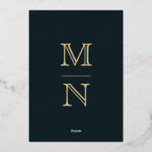 Faire-part de mariage de chouette de fantasy médié (Verso)