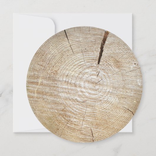 Faire-part de mariage de coeur de bois sculpté rus (Dos)