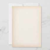 Faire-part de mariage de coeur et de flèche rustiq (Dos)