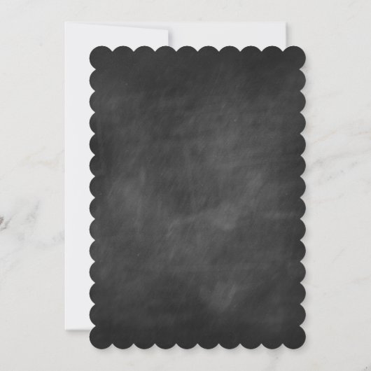 Faire-part de mariage de corail de tableau de (Dos)