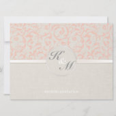 Faire-part de mariage de corail SmartElegance (Devant)