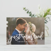 Faire-part de Mariage de couleur modifiable de cha (Debout devant)