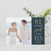 Faire-part de Mariage de couleur modifiable de typ (Debout devant)