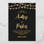 Faire-part de mariage de couleur personnalisée FOI (Recto)