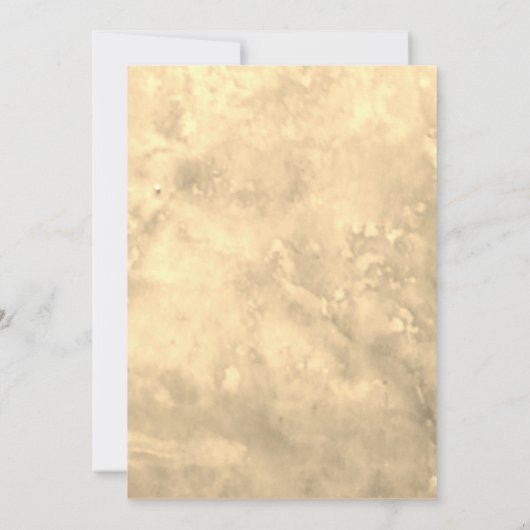 Faire-part de mariage de courre florale rustique (Dos)