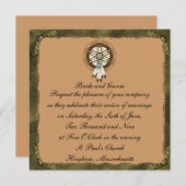 Faire-part de mariage de coutume de Dreamcatcher (Devant / Derrière)